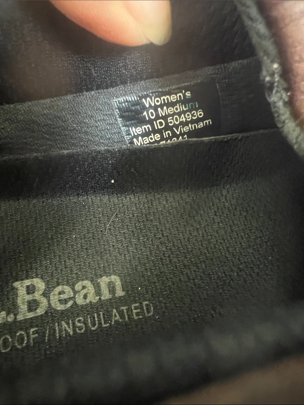 L.L. Bean Vibram Arctic Grip Brown Leather Waterproof Slip On Women's Size 10 - Picture 8 of 8